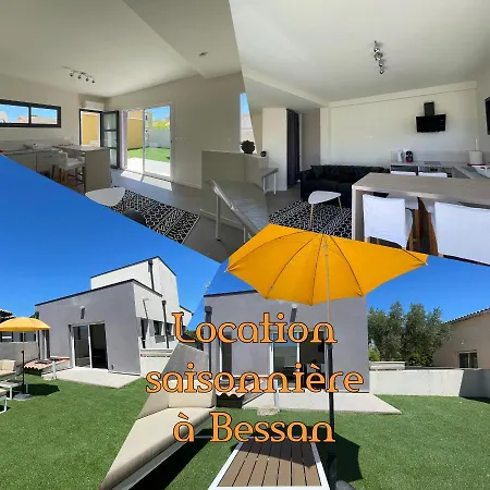 Souplex Jardin Proche Autoroute, Plages Et Attractions, Wifi - Tv, Calme * Bessan